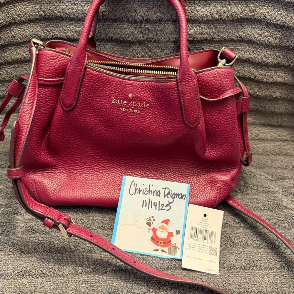 Kate Spade Small Dumpling in BlackBerry